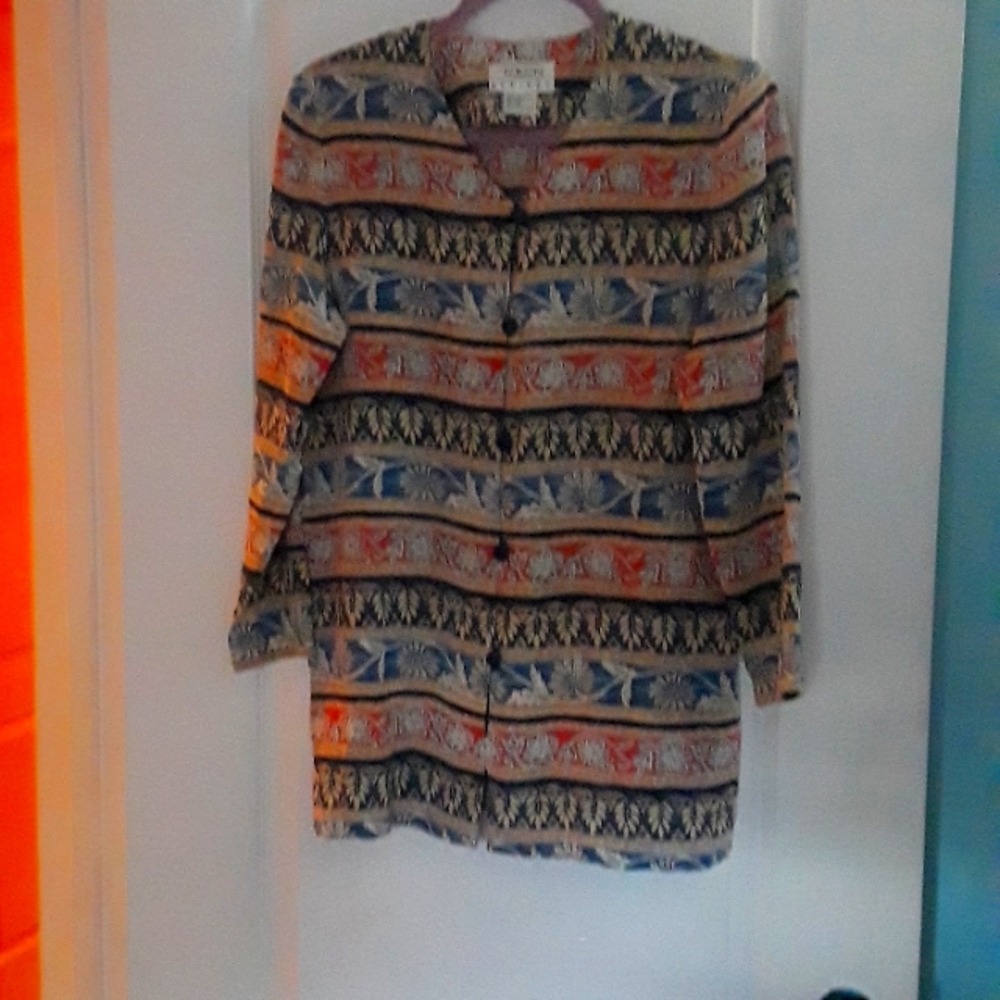 Talbots Petite Silk Top Size 4